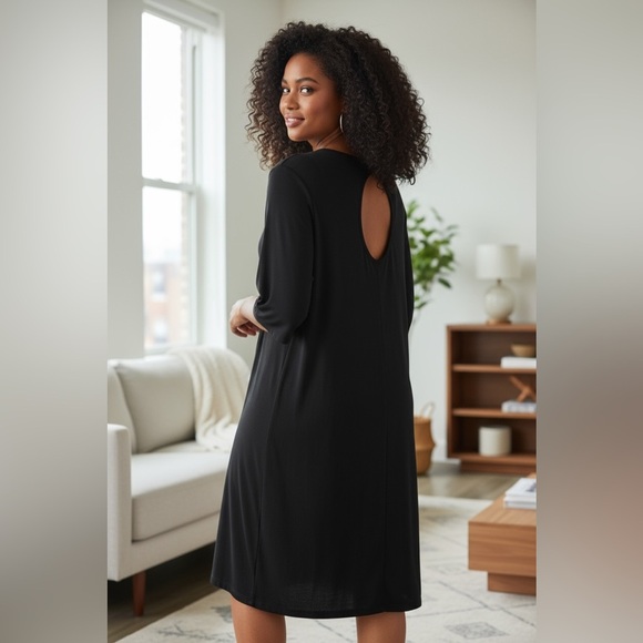 NWOT, Penningtons, Elegant Black Plus Size Dress, 2X - Picture 10 of 10